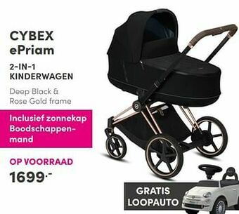Baby & Tiener Cybex epriam 2-in-1 kinderwagen aanbieding