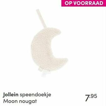 Baby & Tiener Jollein speendoekje moon nougat aanbieding