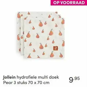 Baby & Tiener Jollein hydrofiele multi doek aanbieding