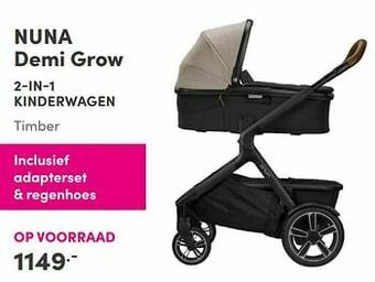 Baby & Tiener Nuna demi grow 2-in-1 kinderwagen aanbieding