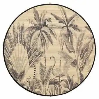Wanddecoratie Rice Bruin