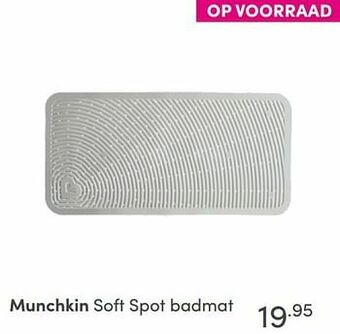 Baby & Tiener Munchkin soft spot badmat aanbieding