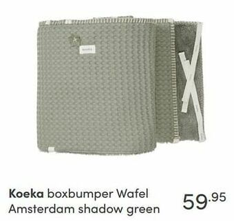 Baby & Tiener Koeka boxbumper wafel amsterdam shadow green aanbieding