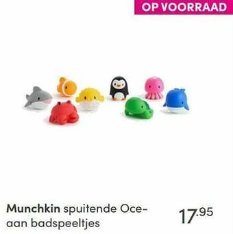 Baby & Tiener Munchkin spuitende oceaan badspeeltjes aanbieding