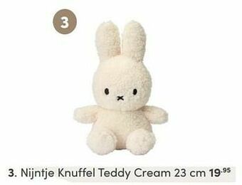 Baby & Tiener Nijntje knuffel teddy cream aanbieding