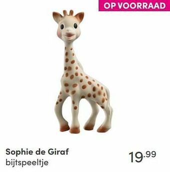 Baby & Tiener Sophie de giraf bijtspeeltje aanbieding