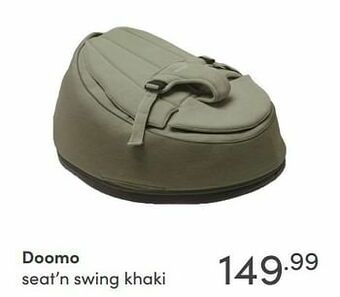 Baby & Tiener Doomo seat’n swing khaki aanbieding