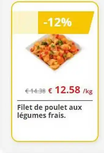 Renmans Filet De Poulet Aux Legumes Frais aanbieding
