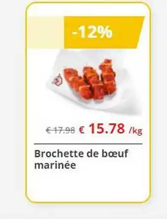 Brochette De Boeuf Marinee