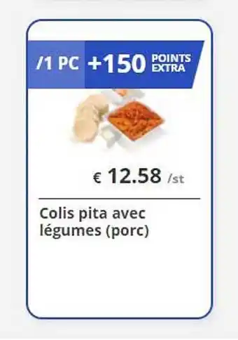 Colis Pita Avec Legumes