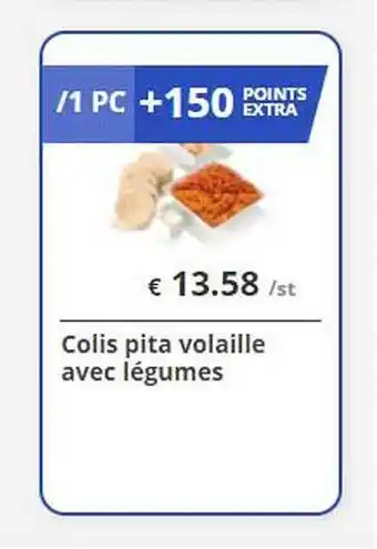Colis Pita Volaille Avec Legumes