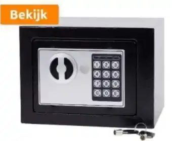 Action Nor-tec digitale kluis 17 x 23 x 17 cm aanbieding
