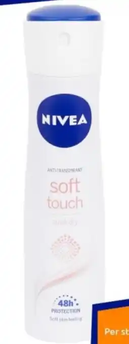Action Nivea deodorant soft touch 150 ml aanbieding