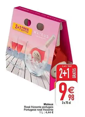Cora Mateus rosé frizzante portugais portugese rosé frizzante aanbieding