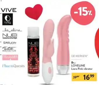 LOVELINE Liora Pink vibrator