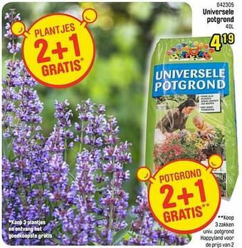 Happyland Universele potgrond aanbieding