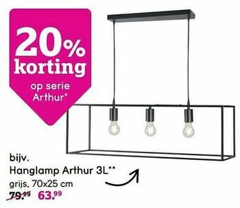 Leen Bakker Hanglamp arthur aanbieding
