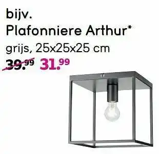 Leen Bakker Plafonniere arthur aanbieding