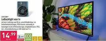 ALDI Lightzone ledbacklight voor tv aanbieding