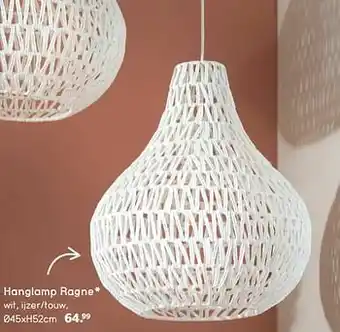 Leen Bakker Hanglamp ragne aanbieding