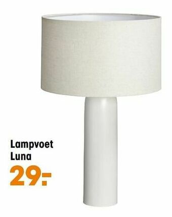 Kwantum Lampvoet luna aanbieding