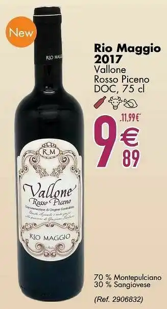 Cora Rio maggio 2017 vallone rosso piceno doc aanbieding