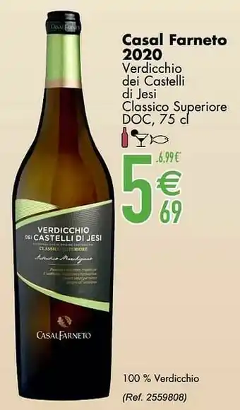 Cora Casal farneto 2020 verdicchio dei castelli di jesi classico superiore doc aanbieding