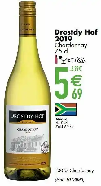 Drostdy hof 2019 chardonnay