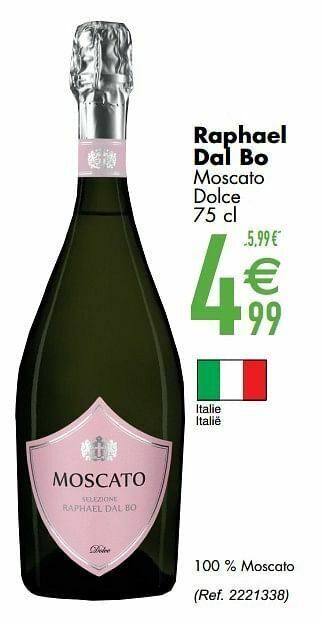 Cora Raphael dal bo moscato dolce aanbieding