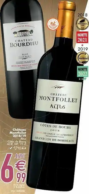 Cora Hâteau montfollet 2018-19 altus côtes de bourg aop mp aanbieding
