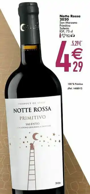 Cora Notte rossa 2020 san marzano primitivo salento igp aanbieding