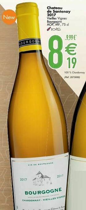 Cora Chateau de santenay 2017 vieilles vignes bourgogne aop mp aanbieding