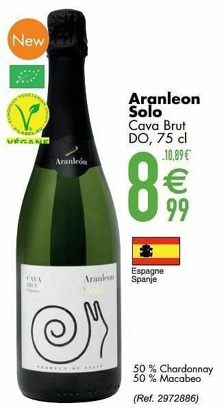 Cora Aranleon solo cava brut do aanbieding
