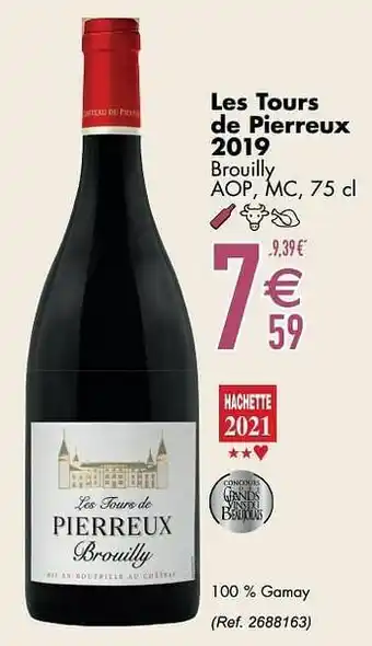 Cora Les tours de pierreux 2019 brouilly aop aanbieding