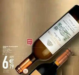 Cora Château cantelaudette 2019 cuvée prestige graves de vayres blanc - wit aanbieding