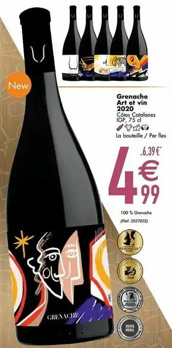 Cora Grenache art et vin 2020 côtes catalanes igp aanbieding
