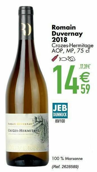 Cora Romain duvernay 2018 crozes-hermitage aop mp aanbieding