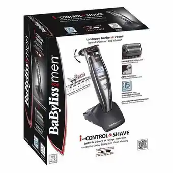 Electro Depot Tondeuse barbe BABYLISS E877E i-Control & Shave aanbieding