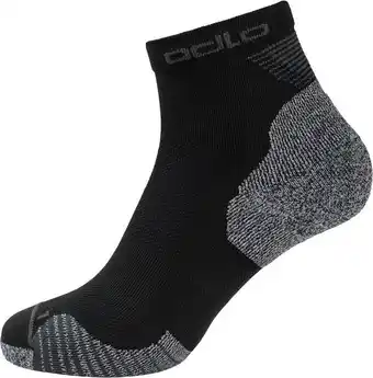 Bol.com Odlo Socks Quarter Ceramicool Unisex Sportsokken - Black - Maat 36-38 aanbieding