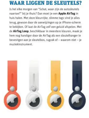 MediaMarkt Apple AirTag aanbieding