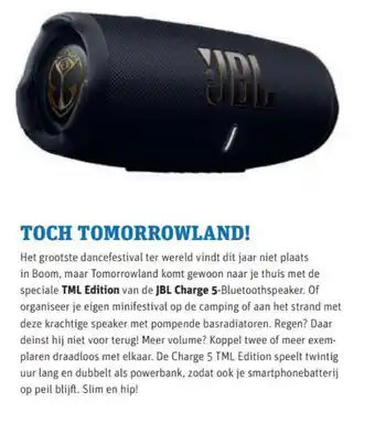 MediaMarkt JBL Charge 5 TML Edition aanbieding