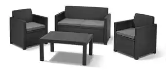 Brico Allibert Merano loungeset grafiet aanbieding