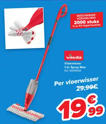 Carrefour Vloerwisser 1.2 Spray Max aanbieding