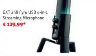 MediaMarkt GXT 258 Fyru USB 4-in-1 Streaming Microphone aanbieding