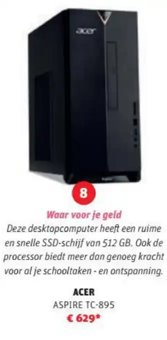 MediaMarkt ACER Aspire TC-895 aanbieding