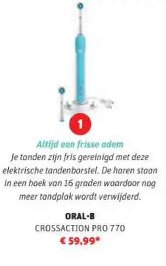 MediaMarkt Oral-B Crossaction Pro 770 aanbieding