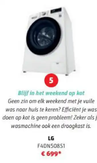 MediaMarkt LG F4DN508S1 aanbieding