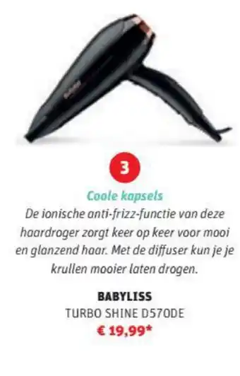 Babyliss Turbo Shine D570DE