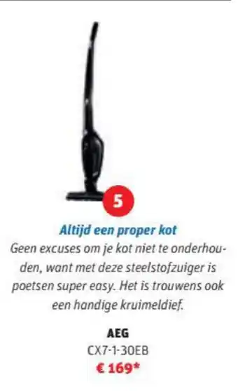 MediaMarkt AEG CX7-1-30EB aanbieding