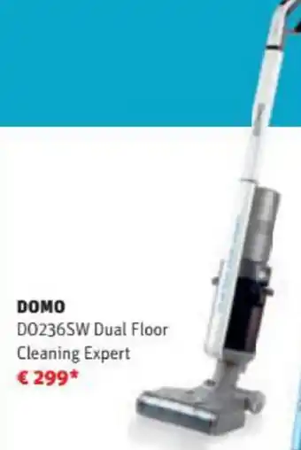 DOMO D0236SW Dual Floor Cleaning Expert